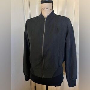 Agnes & Dora Women's Bomber / Jet Setter Jacket Faded Black Size XS NEW